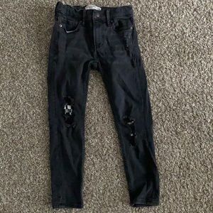 Boys Black Washed Jeans